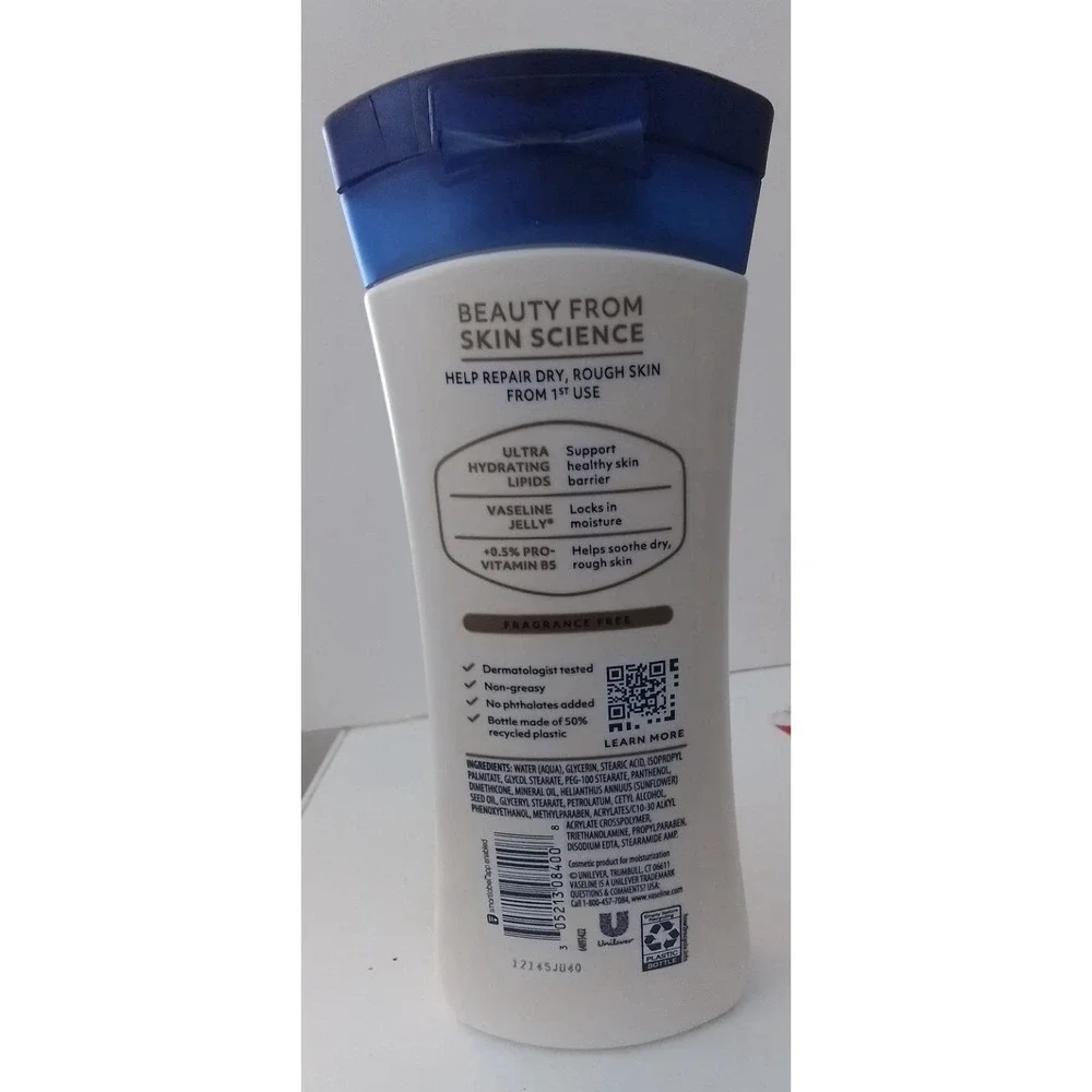 Vaseline Advanced Repair Body Lotion, Fragrance Free, 10 fl oz (295 ml)